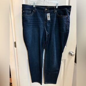 Torrid Dark Wash Skinny Jeans Size 24 Plus Size Stretch Denim NWT